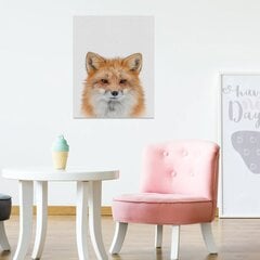 Prinditud seinalõuend Foxi sisekujundusega lastetoale - 40 x 30 cm цена и информация | Картины, живопись | kaup24.ee