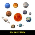 Виниловые стикеры светящиеся в темноте планеты Светоотражающие стикеры Солнечная система Декор интерьера