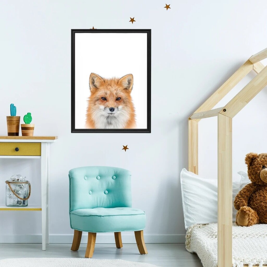 Little Fox Seinaplakat, Loomade plakat Lastetoa sisekujundus – 40 x 27 cm цена и информация | Seinapildid | kaup24.ee