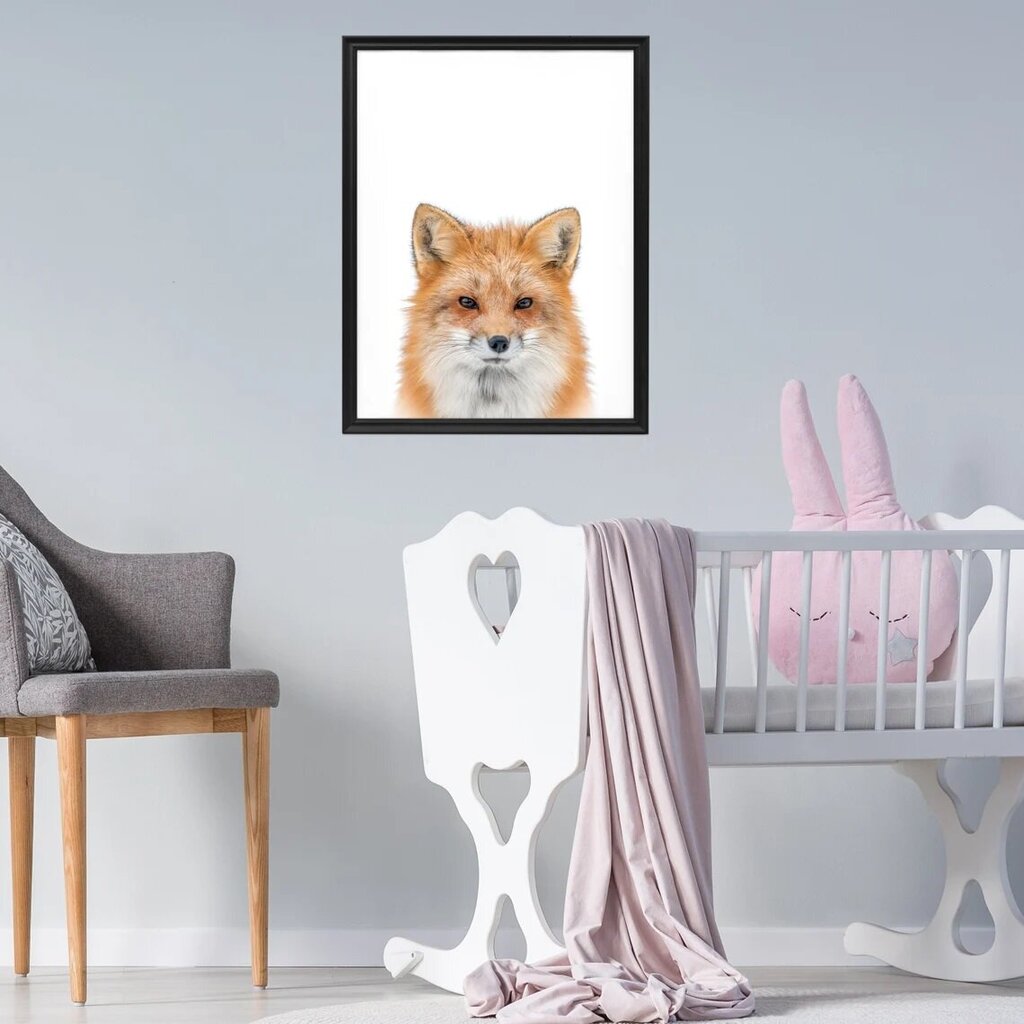 Little Fox Seinaplakat, Loomade plakat Lastetoa sisekujundus – 40 x 27 cm цена и информация | Seinapildid | kaup24.ee