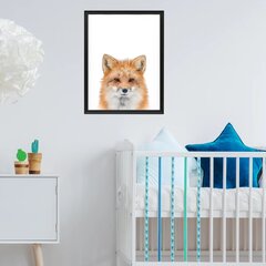 Little Fox Seinaplakat, Loomade plakat Lastetoa sisekujundus – 40 x 27 cm hind ja info | Seinapildid | kaup24.ee