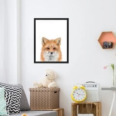 Little Fox Seinaplakat, Loomade plakat Lastetoa sisekujundus – 40 x 27 cm hind ja info | Seinapildid | kaup24.ee