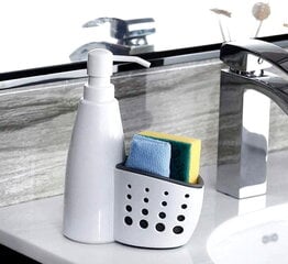 Дозатор для жидкости для мытья посуды и держатель для губки ST95 цена и информация | ДЕРЖАТЕЛЬ ДЛЯ БУМАЖНЫХ ПОЛОТЕНЕЦ BERLINGER HAUS BH-1609 | kaup24.ee