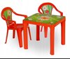 Puidust laud + 2 tooli цена и информация | Laste lauad ja toolid | kaup24.ee