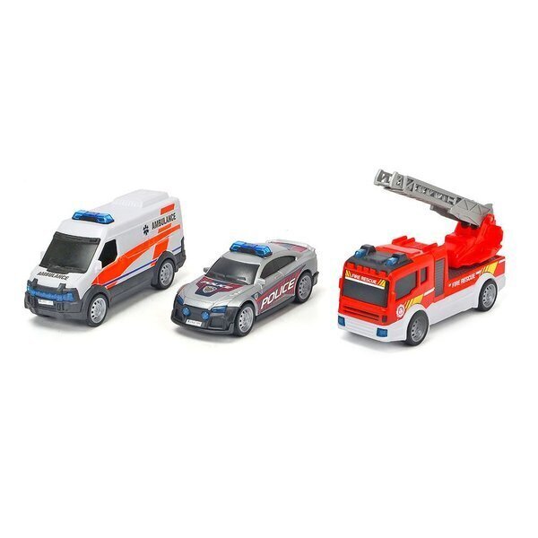 Päästeautod Dickie Toys, 3 tk hind ja info | Poiste mänguasjad | kaup24.ee