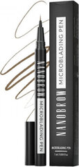 Kulmupliiats Nanobrow Microblading Pen Warm Brown 1 ml hind ja info | Ripsmetušid, lauvärvid, silmapliiatsid, seerumid | kaup24.ee