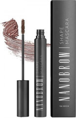 Ripsmedušs Nanobrow Shape Mascara Brown 7 ml, pruun kaina ir informacija | Ripsmetušid, lauvärvid, silmapliiatsid, seerumid | kaup24.ee