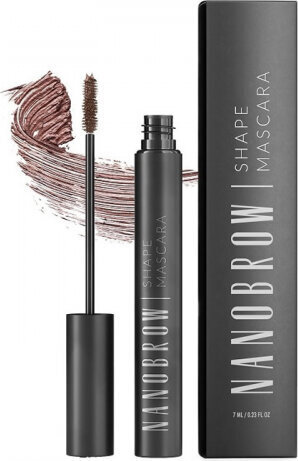 Ripsmedušs Nanobrow Shape Mascara Brown 7 ml, pruun hind ja info | Ripsmetušid, lauvärvid, silmapliiatsid, seerumid | kaup24.ee