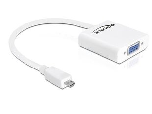 Delock Adapter HDMI-D(MICRO)(M) ->VGA(F) цена и информация | Адаптеры и USB-hub | kaup24.ee