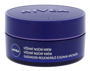 Ночной восстанавливающий крем для сухой и чувствительной кожи Nivea Rich Regenerating 50 мл цена и информация | Кремы для лица | kaup24.ee