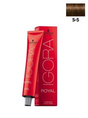 Краска для волос Schwarzkopf Professional Igora Royal 60 мл, 5-5 Light Brown Gold цена и информация | Краска для волос | kaup24.ee