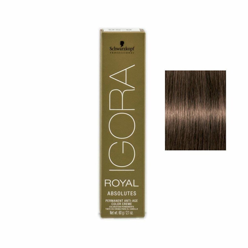 Juuksevärv Schwarzkopf Igora Royal Absolutes 60 ml, 5-50 Light Brown Golden Nature hind ja info | Juuksevärvid | kaup24.ee