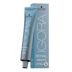 Juuksevärv Schwarzkopf Professional Igora Royal Highlifts 60 ml, 12-1 Special Blonde Cendre цена и информация | Краска для волос | kaup24.ee