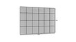Pehmete seinapaneelide komplekt NORE Quadratta Monolith 85, hall hind ja info | Pehmed seinapaneelid | kaup24.ee