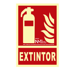 Знак Normaluz Extintor PVC (21 x 30 cm) цена и информация | Декоративные наклейки | kaup24.ee