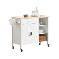 Кухонный шкаф SoBuy FKW103-WN, белый цвет цена и информация | Кухонные шкафчики | kaup24.ee