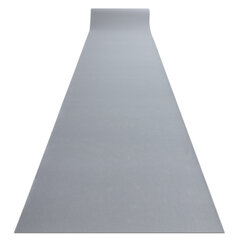 Rugsx ковровая дорожка Rumba, серая, 100 см цена и информация | Ковры | kaup24.ee