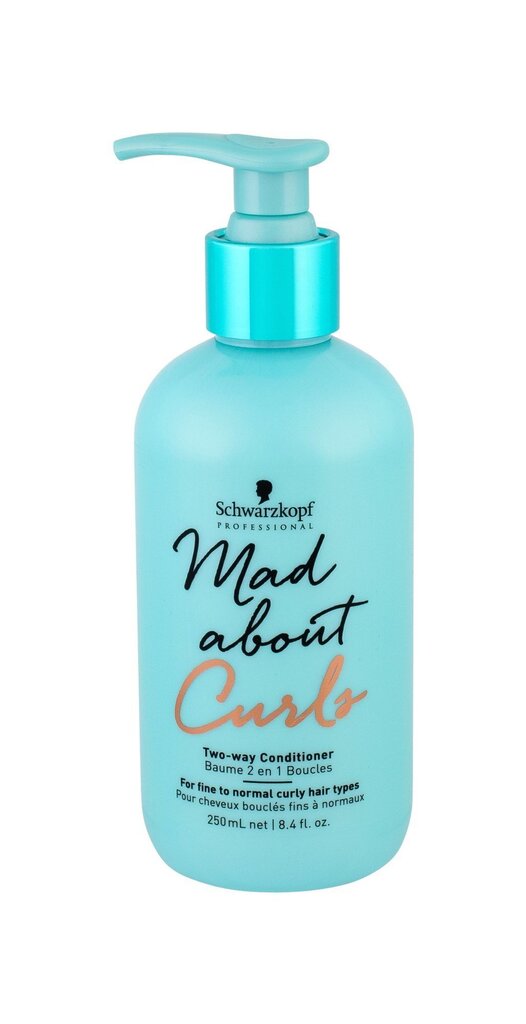 Palsam lokkis juustele Schwarzkopf Professional Mad About Curls Two-way Conditioner 250 ml цена и информация | Juuksepalsamid | kaup24.ee