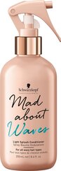 Pihustatav palsam lainelistele juustele Schwarzkopf Professional Mad About Waves 250 ml hind ja info | Juuksepalsamid | kaup24.ee