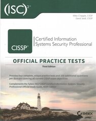 (ISC)2 CISSP Certified Information Systems Security Professional Official Practice Tests, 3rd Edition hind ja info | Majandusalased raamatud | kaup24.ee