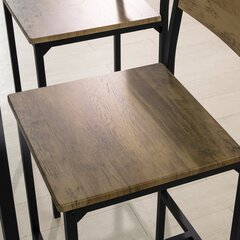 4-osaline köögimööblikomplekt SoBuy OGT42-F, pruun цена и информация | Комплекты мебели для столовой | kaup24.ee