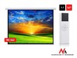 Maclean MC-562 Economy Budget Auto-lock Manual Projection Screen 167'' 1:1 300cm hind ja info | Projektori ekraanid | kaup24.ee