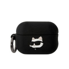 Беспроводные наушники Karl Lagerfeld 3D Logo NFT Choupette TPU Case for Airpods 1|2 White цена и информация | Наушники | kaup24.ee