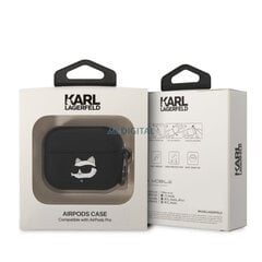 Беспроводные наушники Karl Lagerfeld 3D Logo NFT Choupette TPU Case for Airpods 1|2 White цена и информация | Амбушюры | kaup24.ee