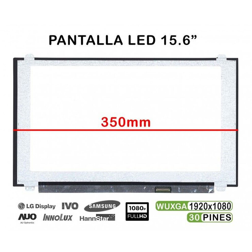 LED-ekraan sülearvutile PAN0121 цена и информация | Projektori ekraanid | kaup24.ee