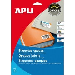 Sildiprinter Apli 25,4 x 10 mm A4 20 Lehed цена и информация | Аксессуары для принтера | kaup24.ee