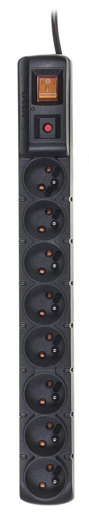Pikendusjuhe ACAR S8 PRO power extension 8 AC outlet(s) Indoor Black hind ja info | Pikendusjuhtmed, kaablid | kaup24.ee