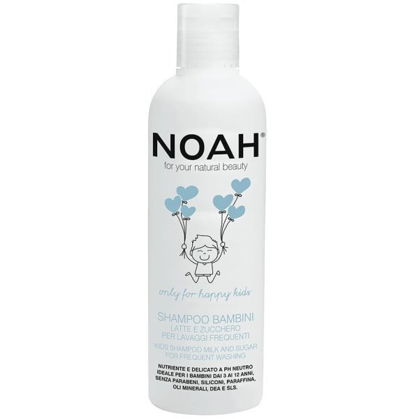 Laste toitev šampoon piima ja suhkruga igapäevaseks kasutamiseks Noah 250 ml hind ja info | Laste ja ema kosmeetika | kaup24.ee