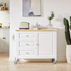 Кухонный шкаф SoBuy FKW106-WN, белый цвет цена и информация | Кухонные шкафчики | kaup24.ee