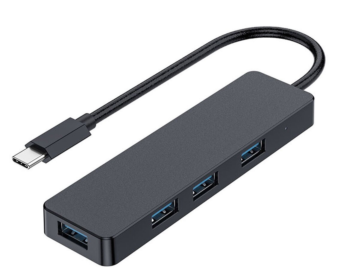 Adapter Gembird UHB-CM-U3P4-01, USB 3.1 (Gen 1), Type-C hind ja info | USB jagajad, adapterid | kaup24.ee