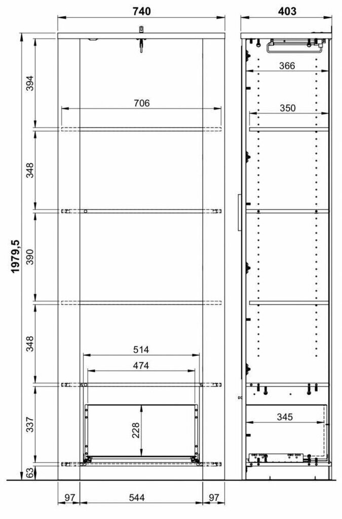 Kapp 3959, pruun hind ja info | Kapid | kaup24.ee