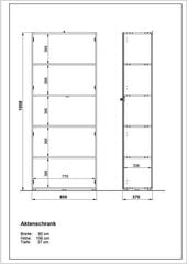 Шкаф 4204, белый/коричневый цвет цена и информация | Шкафы | kaup24.ee