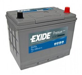 Aku Exide EA754 75Ah 630A hind ja info | Exide Autokaubad | kaup24.ee