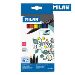 Viltpliiatsite komplekt Milan Sinine PVC (Ø 4 mm) цена и информация | Канцелярские товары | kaup24.ee