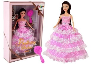 Nukk pika kleidiga, roosa hind ja info | Arendavad mänguasjad | kaup24.ee