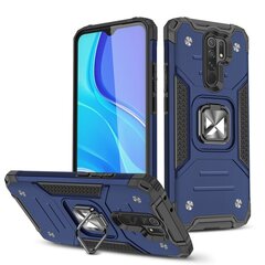 Wozinsky Ring Armor telefonile Xiaomi Redmi 10X 4G / Xiaomi Redmi Note 9, sinine hind ja info | Telefoni kaaned, ümbrised | kaup24.ee