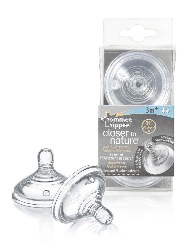 Tommee Tippee pudelilutid Easy-vent 2tk 42112251 hind ja info | Lutipudelid ja aksessuaarid | kaup24.ee