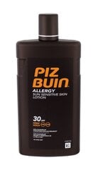 Защитный лосьон от солнца для чувствительной кожи Piz Buin Allergy SPF30 400 мл цена и информация | Кремы от загара | kaup24.ee