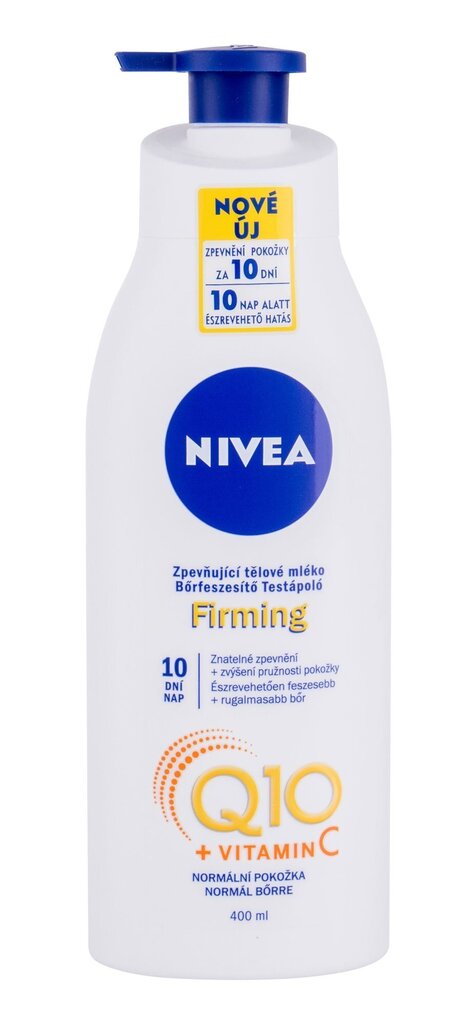 Pinguldav kehakreem Nivea Q10 Firming 400 ml hind ja info | Tselluliidivastane hooldus | kaup24.ee