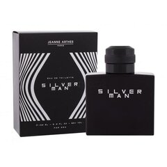 Jeanne Arthes Silver Man EDT meestele 100 ml цена и информация | Мужские духи | kaup24.ee