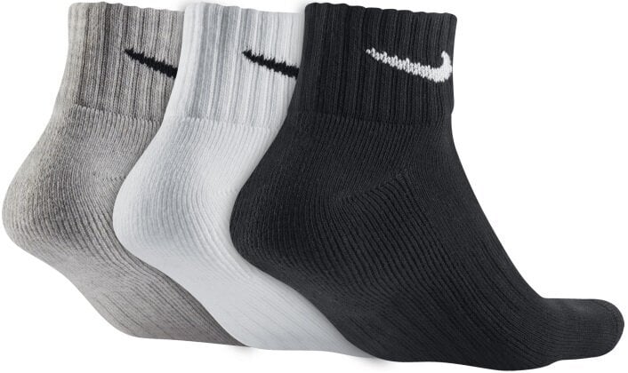 Sokid Nike U NK Cush NS 3PR-Value Black White Grey цена и информация | Meeste sokid | kaup24.ee