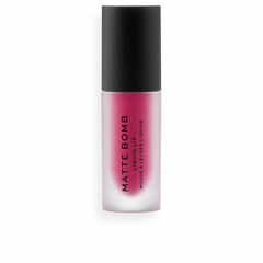 Makeup Revolution Matte Bomb Liquid Lip - Lesk na rty 4,6 мл  Burgundy Star цена и информация | Помады, бальзамы, блеск для губ | kaup24.ee