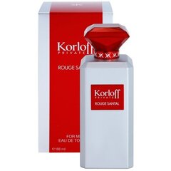 Туалетная вода Korloff Rouge Santal EDT 88 мл цена и информация | Мужские духи | kaup24.ee