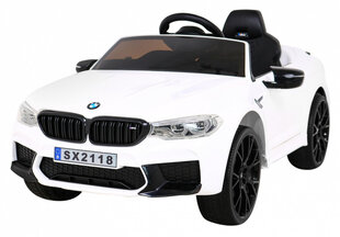 Ühekohaline elektriauto Bmw M5 DRIFT, valge hind ja info | Laste elektriautod | kaup24.ee