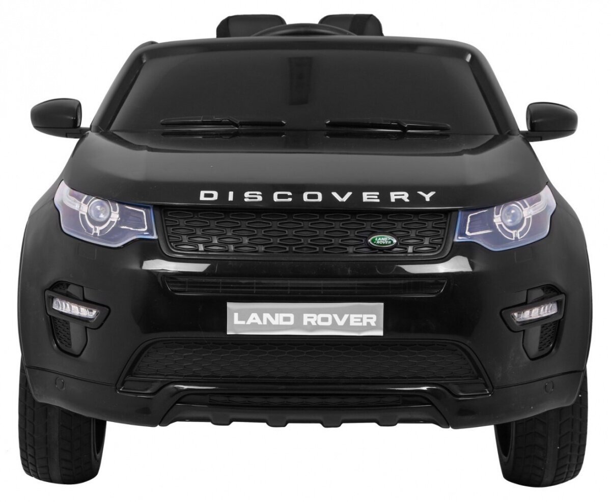 Land Rover Discovery ühekohaline elektriauto, must цена и информация | Laste elektriautod | kaup24.ee