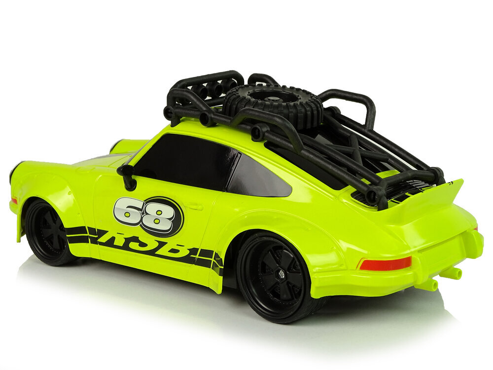 Kaugjuhitav sportauto, 1:18, roheline hind ja info | Poiste mänguasjad | kaup24.ee